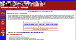 Desktop Screenshot of mecjailministry.com